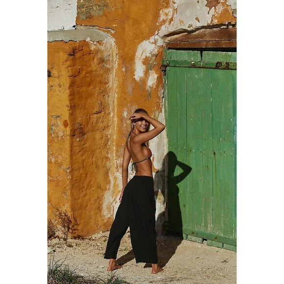 Free People Free-est Quinn Pants Harem Slouchy Wide Leg Billowy XS 283492 - Picture 4 of 9